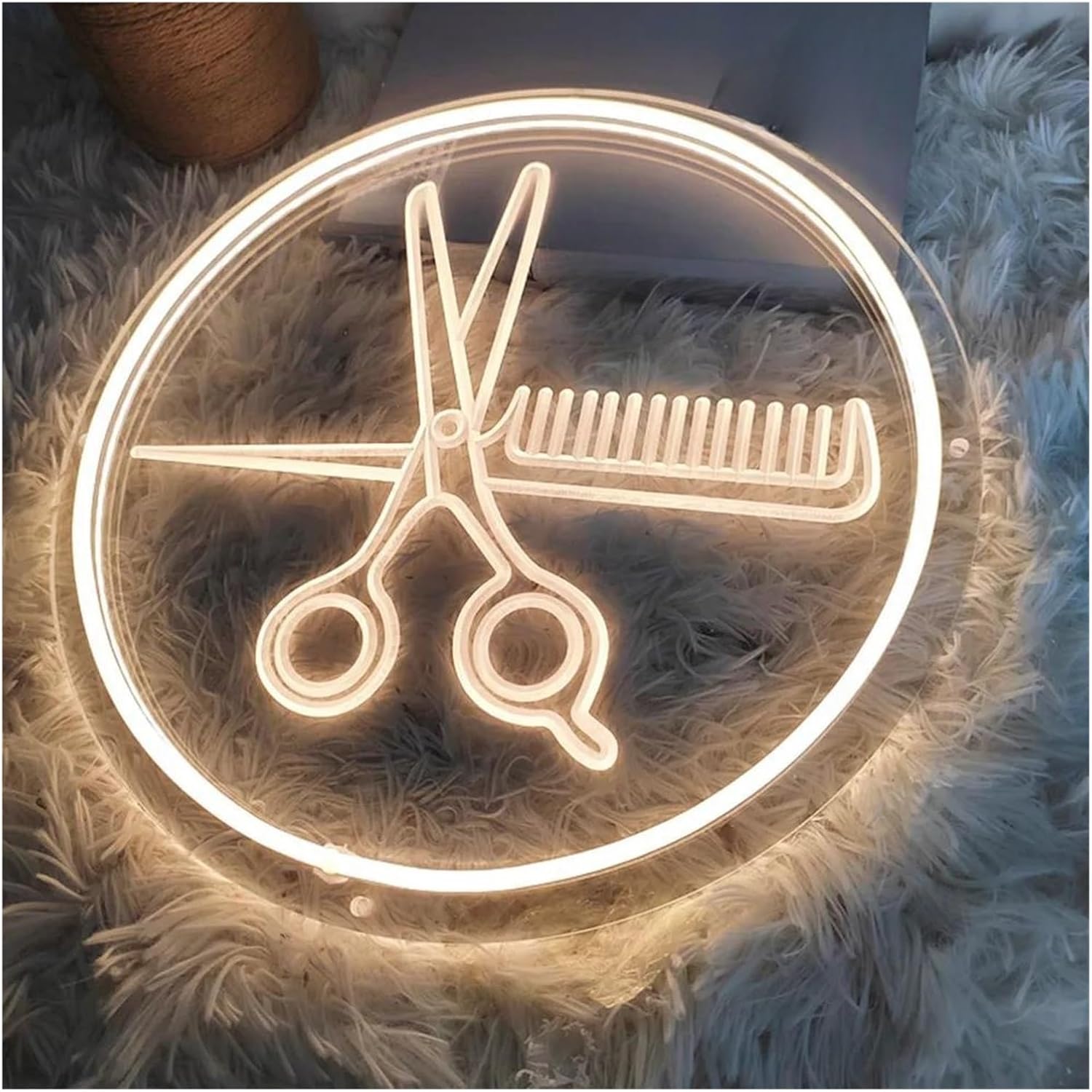 Led-neonreklame, Leuchtreklame Für Friseursalons, Wanddekoration, Kosmetikstudio-dekoration, 30 Cm Led-neonreklame Für Barbiere