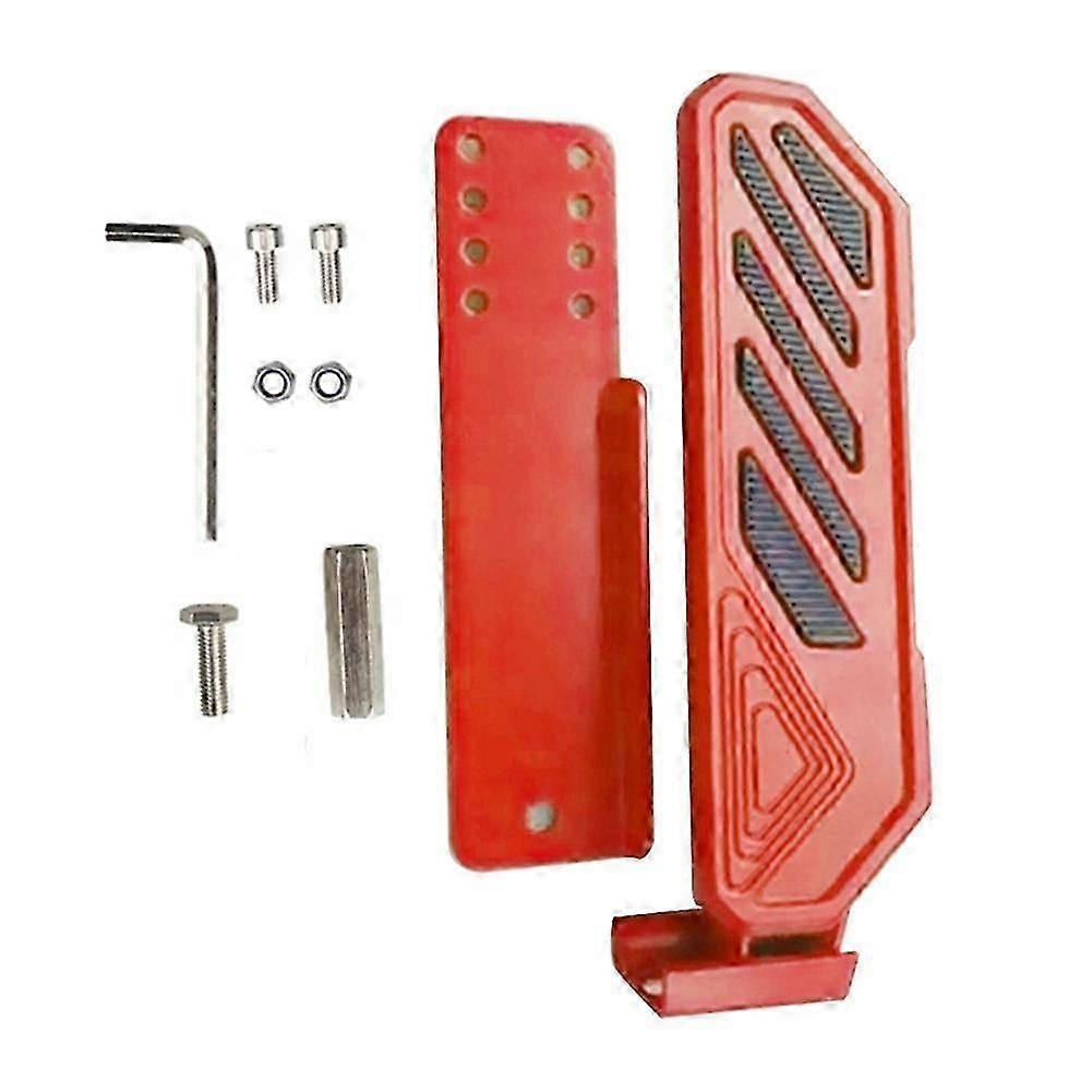 Panneau Latéral Gauche Antidérapant Pour Repose-pied Conducteur Jeep Gladiator Jt 2018-2022 Et Jeep Wrangler Jl Jlu 4xe Rouge Fdq
