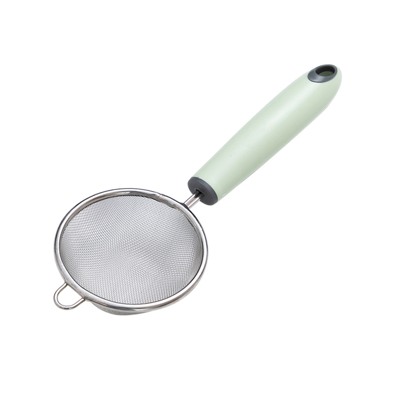 Mehlsieb, Ölsieb Und Klebriger Löffel Aus Edelstahl, Ideal Für Zuhause, Küche, Restaurants, Hotels Und Bars – 24,5 Cm – 1 Stück