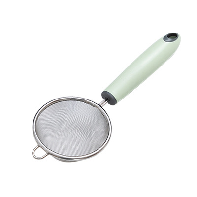 Mehlsieb, Ölsieb Und Klebriger Löffel Aus Edelstahl, Ideal Für Zuhause, Küche, Restaurants, Hotels Und Bars – 22,5 Cm – 1 Stück
