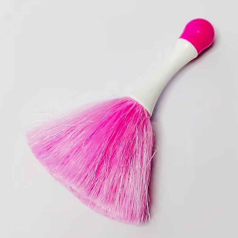 Brosse De Nettoyage Pour Clavier (rouge Rose), Poils En Forme D'Éventail, 1 Pièce, Pour Ordinateur De Bureau