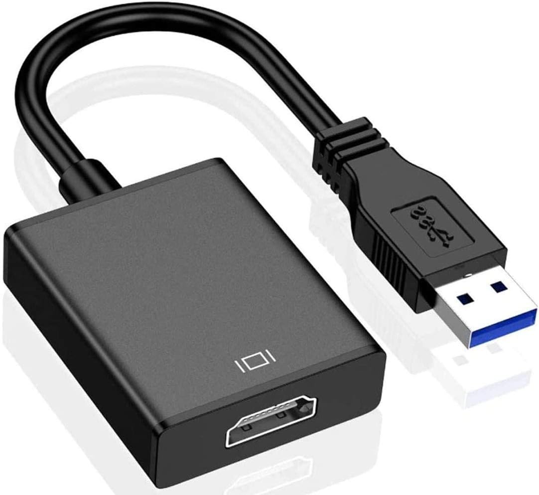 Usb-zu-hdmi-adapter, Usb 3.0/2.0-zu-hdmi-video- Und Grafikkabelkonverter (1080p) Mit Audio Für Pc, Laptop, Projektor Und Hdtv. Kompatibel Mit Windows Xp, 7, 8, 8.1, 10 Und Mac Os.