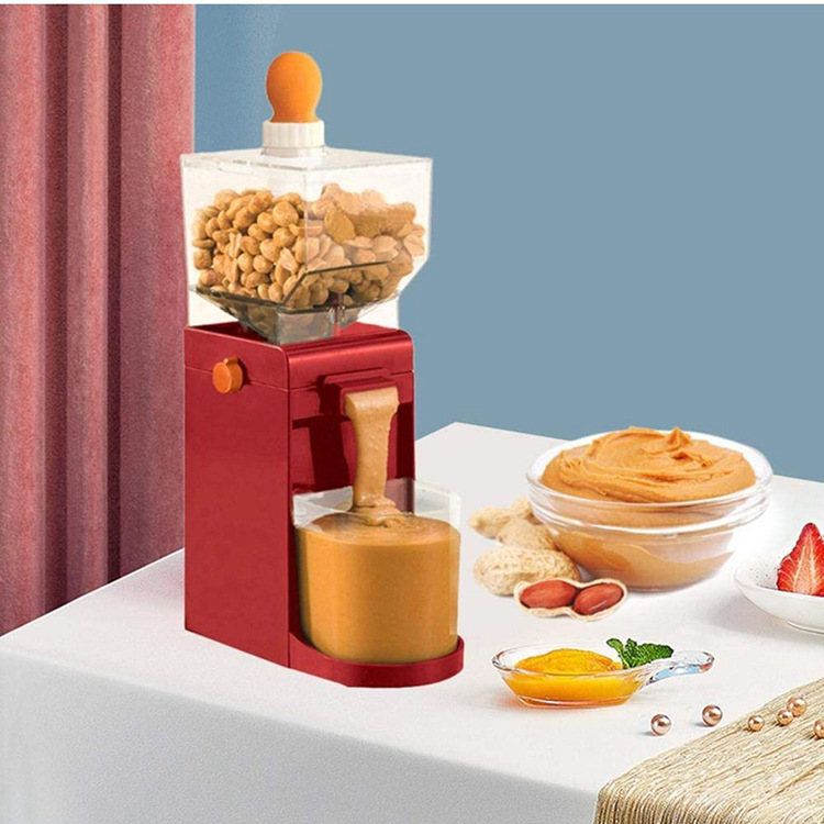 Erdnussbuttermaschine, Elektrische Mühle Für Sesampaste Und Nüsse Mit Rutschfestem Boden Und Einfach Zu Bedienendem Einfüllstutzen.