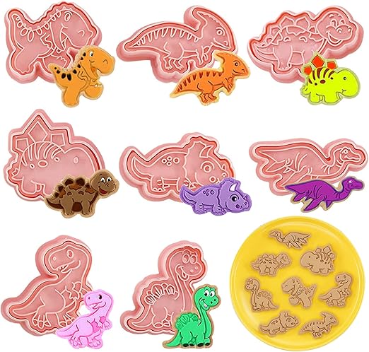 8-teiliges Backformen-set, Tierförmige Ausstechformen, Geeignet Für Kekse, Gebäck, Fondant Und Tortendekorationen