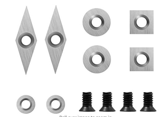 8-teiliger Hartmetall-wendeschneidplattensatz Für Drechselwerkzeuge, Hartmetall-wendeschneidplatten, Drechselröhren