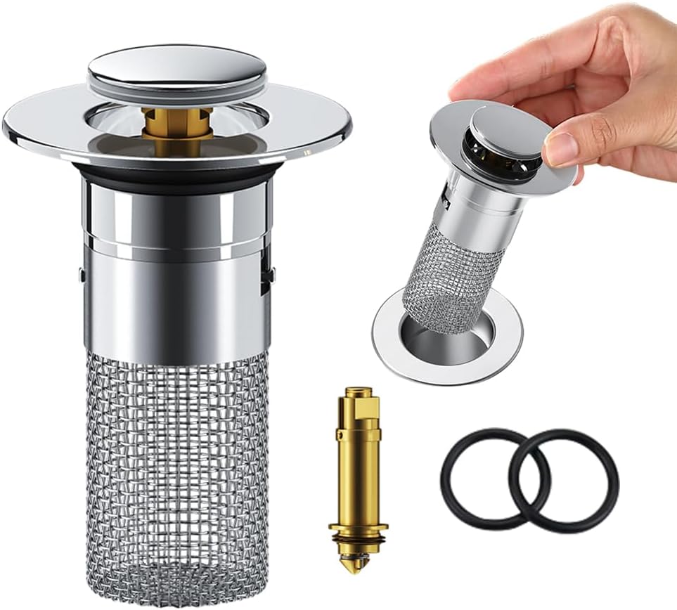 Küchensieb, Spülbeckenablauf, Universal-spülbeckenstöpsel, Pop-up-spülbeckenablauf, Verstopfungsschutzfilter Mit Filterkorb