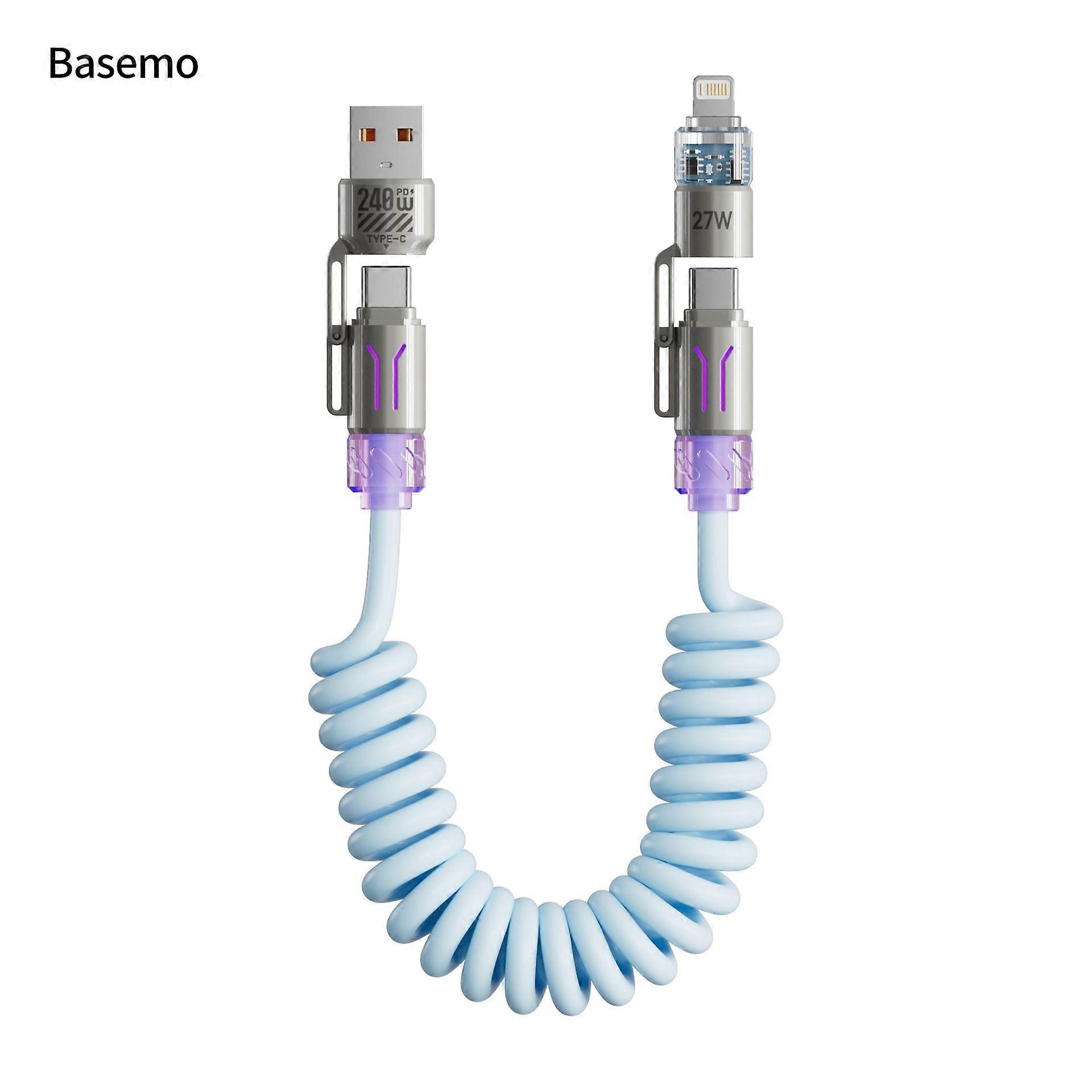 Câble Usb-c Spiralé, Lot De 2 Pour Android Auto Et Carplay, Câble Court Usb-a Vers Usb-c Compatible Avec Iphone 17/16/15, Samsung Galaxy S25/s24/s23 A1