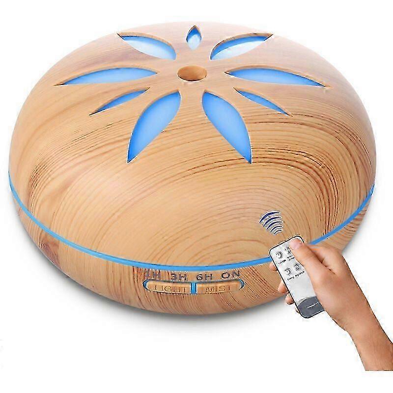 550-ml-aroma-diffusor, Ultraschall-luftbefeuchter Mit Aromanebel, Elektrischer Duftdiffusor Mit Fernbedienung, 7 Farben