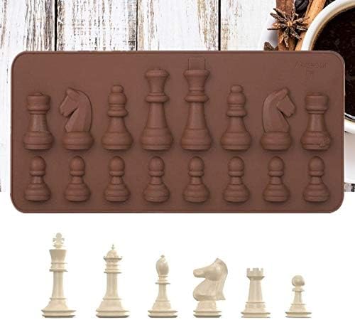 Schachbrettförmige Schokoladenform Für Schokoladenkuchen, Gelee Und Schmelzende Eiswürfel, Backform, Tortendekoration Und Selbstgemachte Süßigkeiten (schachbrettförmige Schokoladenform)