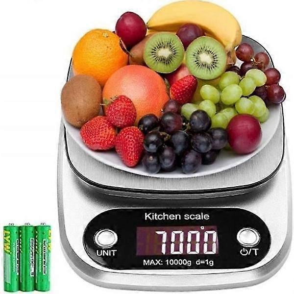 Hochpräzise Elektronische Küchenwaage, 10 Kg/1 G, Großes Lcd-display, Ideal Zum Backen Von Kuchen, Torten Und Keksen. Für Den Professionellen Einsatz.