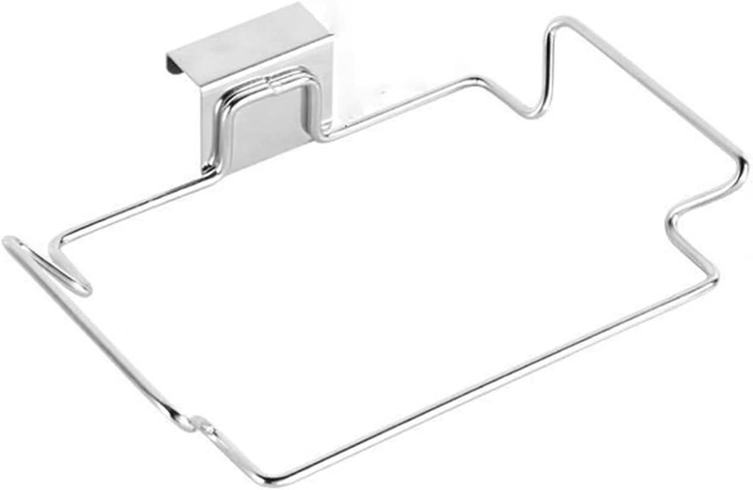 Müllbeutelhalter Mit Befestigungsring, Camping-mülleimer, Hängender Müllbeutelhalter Für Küche, Schränke, Auto, Büro, Reisen (müllbeutelhalter Aus Edelstahl (in Einem Beutel))