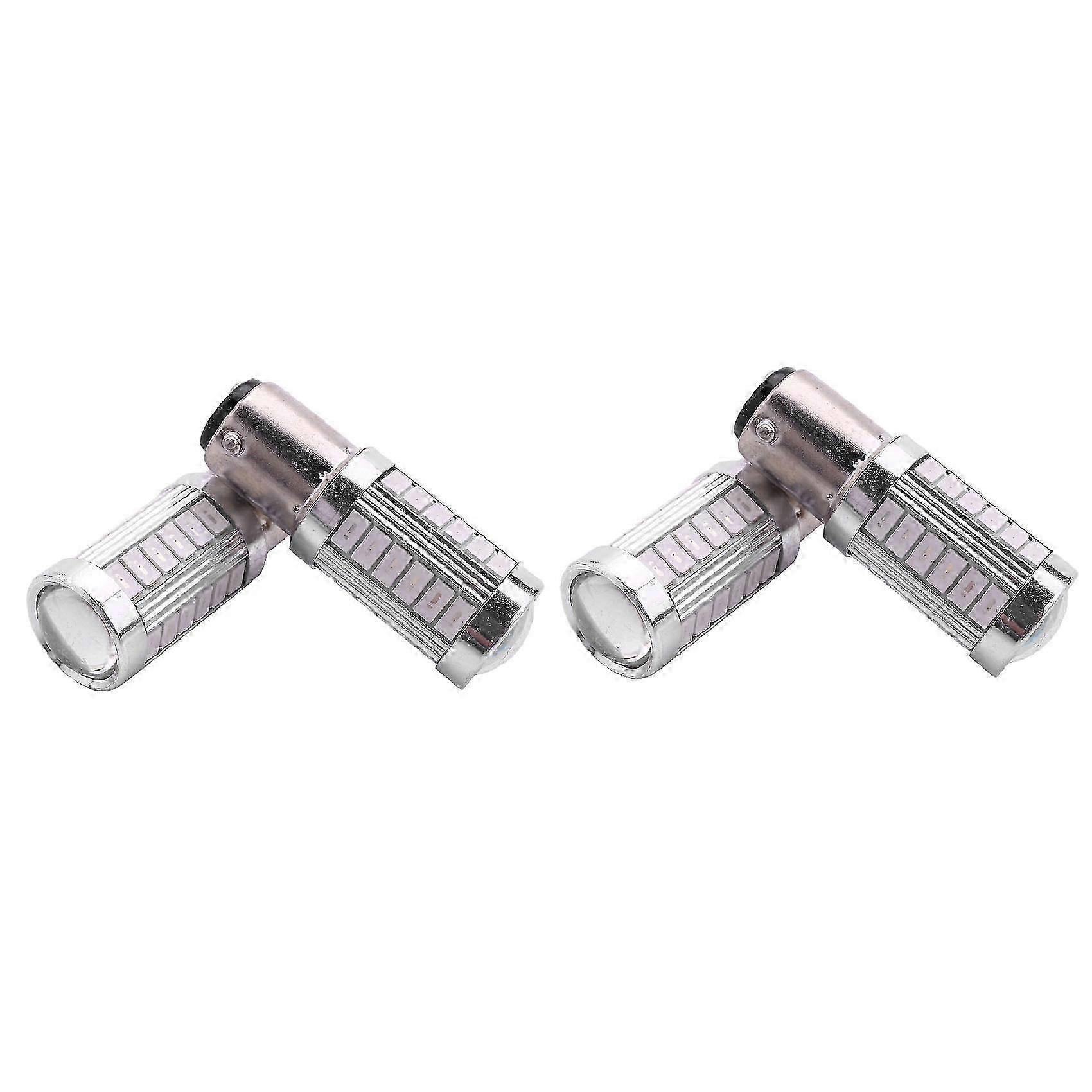 Ampoules Led Rouges 1157 P21/5w Bay15d Ultra-lumineuses 33 Smd 5630 5730 Pour Feux De Freinage Et Antibrouillards De Voiture 21/5w Qaq
