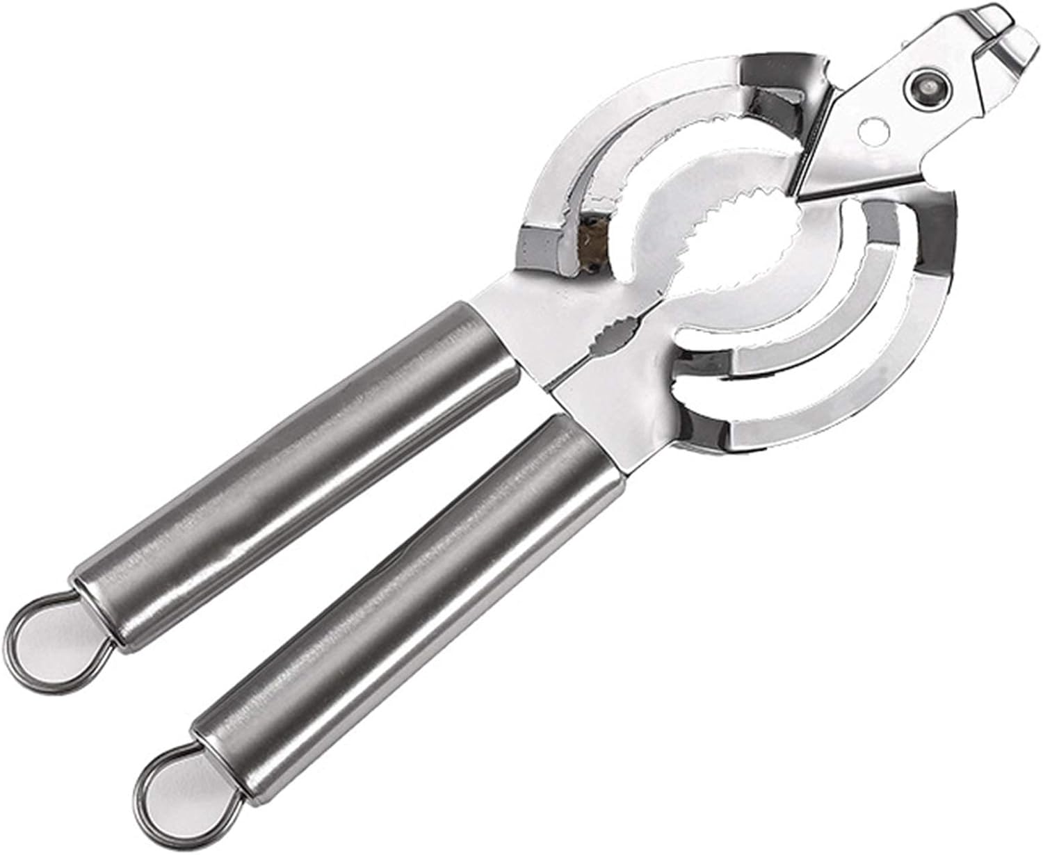 Multifunktionaler 4-in-1-dosenöffner Mit Handgriff, Glatter Kante Und Einfacher Handhabung, Multifunktionaler Dosen- Und Flaschenöffner, Klinge Aus Edelstahl Zum Öffnen Von Dosen, Bier Und Wein.
