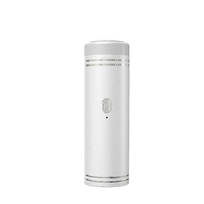 Kabelloser Elektrorasierer, Tragbarer Herrenrasierer, Reisetrimmer, Usb-aufladbar, Abwaschbar, Haar- Und Barttrimmer (silber)