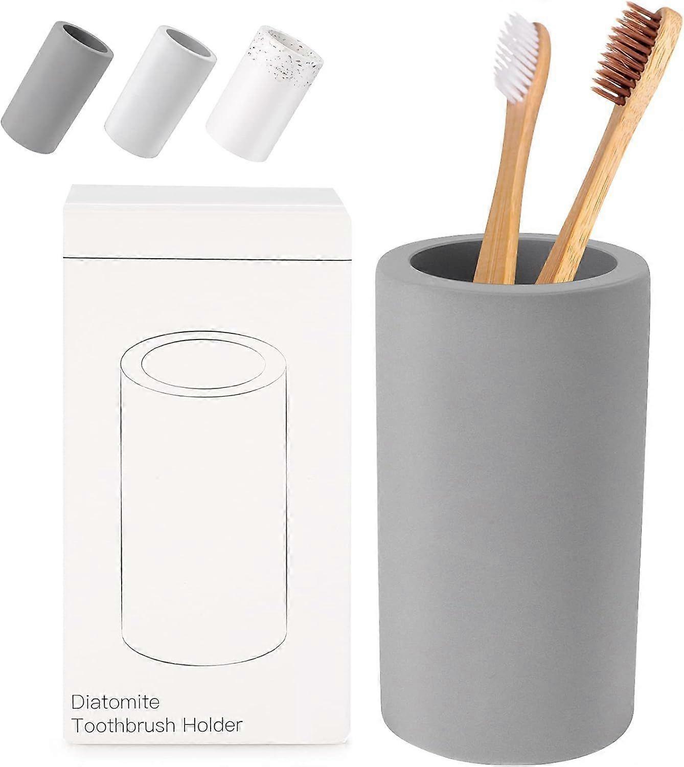 Zahnbürstenhalter Aus Kieselgur, Schnelltrocknend Und Wasserabsorbierend, Organizer Für Die Badezimmerablage, Halter Für Zahnpasta, Make-up-pinsel Und Rasierer