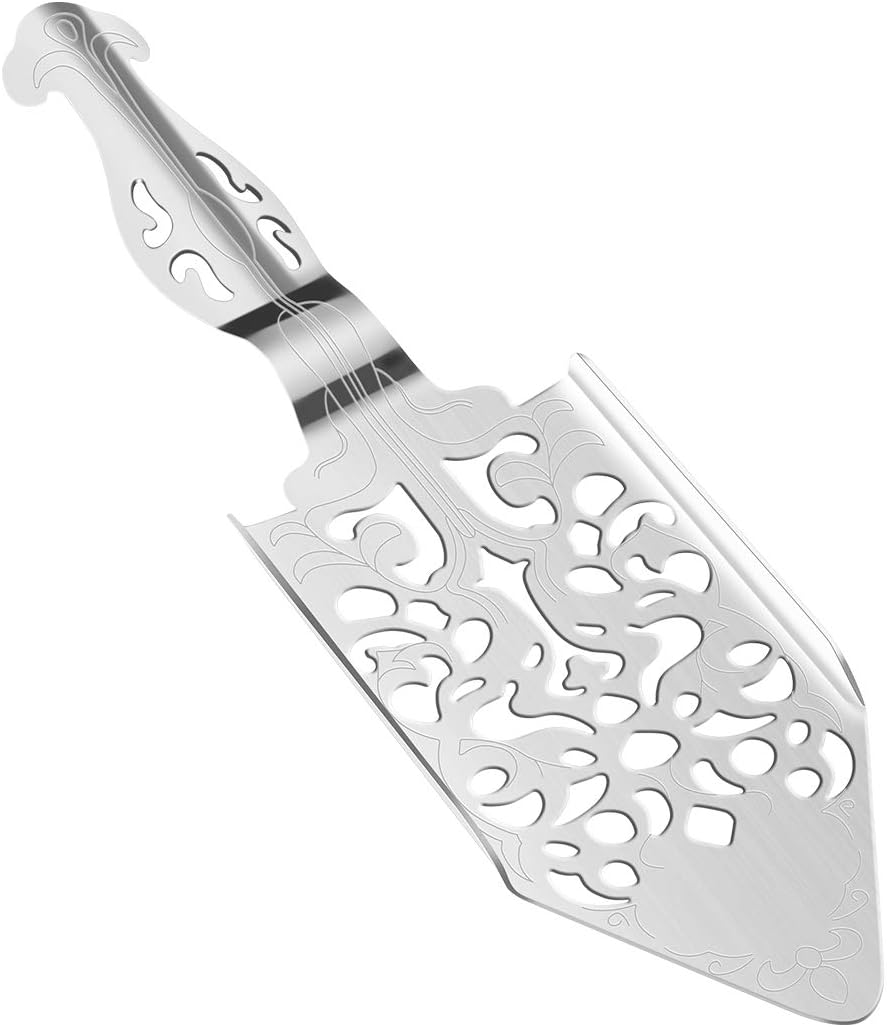 Zuckersieb Aus Edelstahl – Eissieb – Schlitzsieb – Küchenutensil – Vintage-silber – 1 Stück
