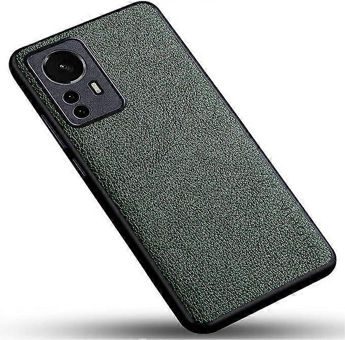 Hülle Für Xiaomi Mi 12 Pro, 6,73 Zoll, Hochwertiges Pu-leder, Retro-design, Rundumschutz, Kompatibel Mit Xiaomi Mi 12 Pro 5g (grün)