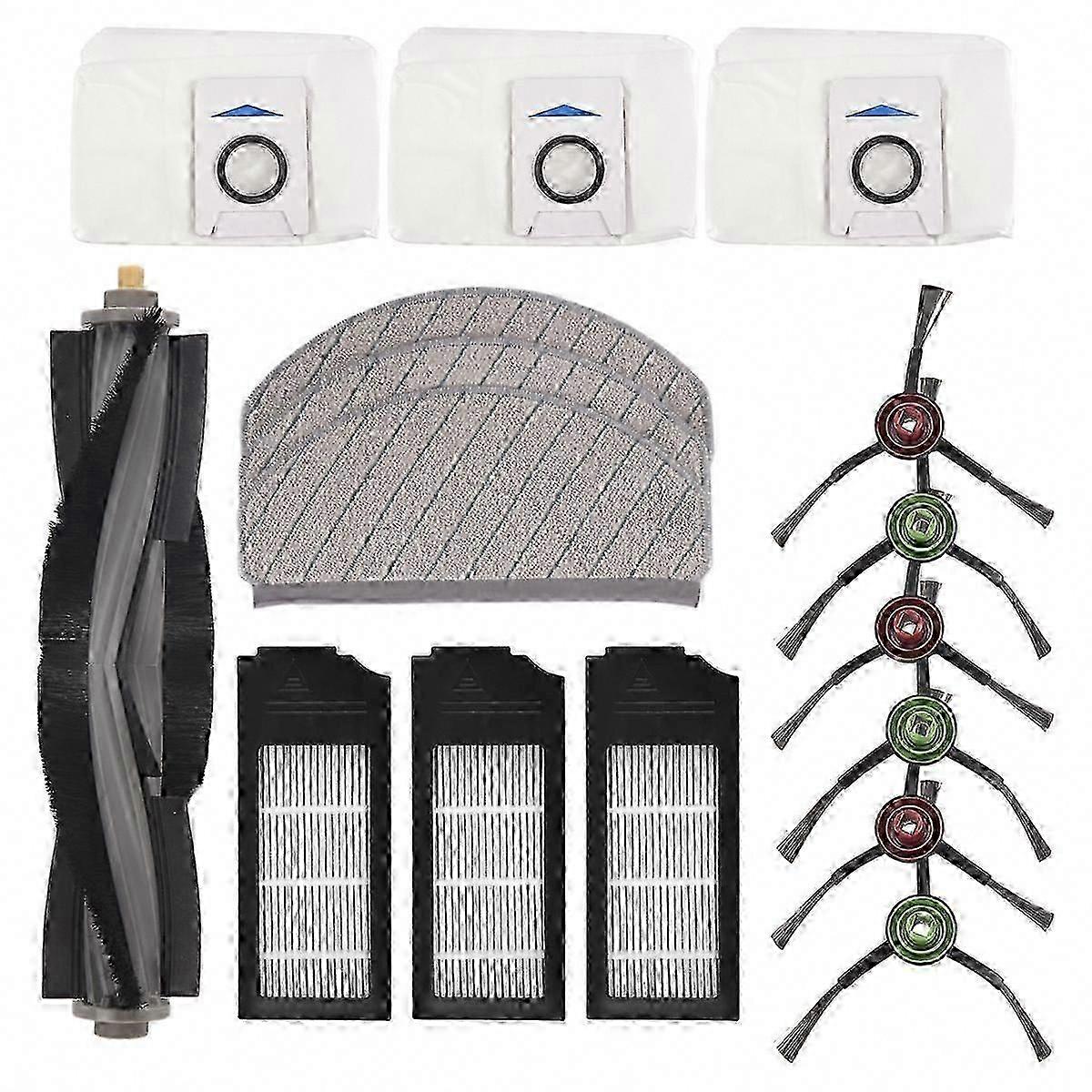 Ersatzteile Für Den Ecovacs X1 Plus Saugroboter: Hauptbürste, Hepa-filter, Reinigungstuch (farbfoto A)