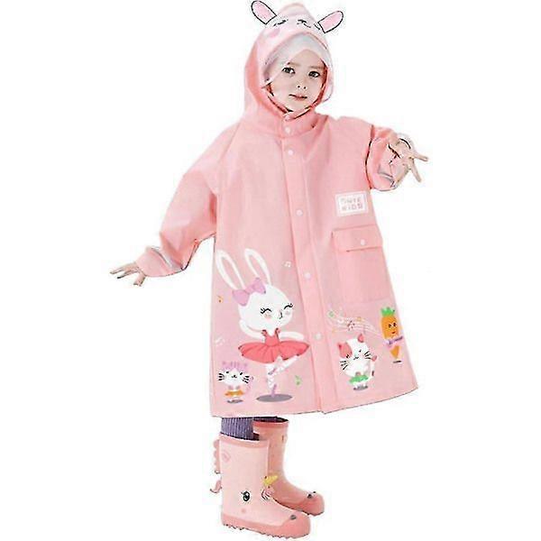 Kinderregenmantel Mit Kapuze, Regenponcho, Unisex-regenanzug Mit Tiermuster, Unisex-regenjacke