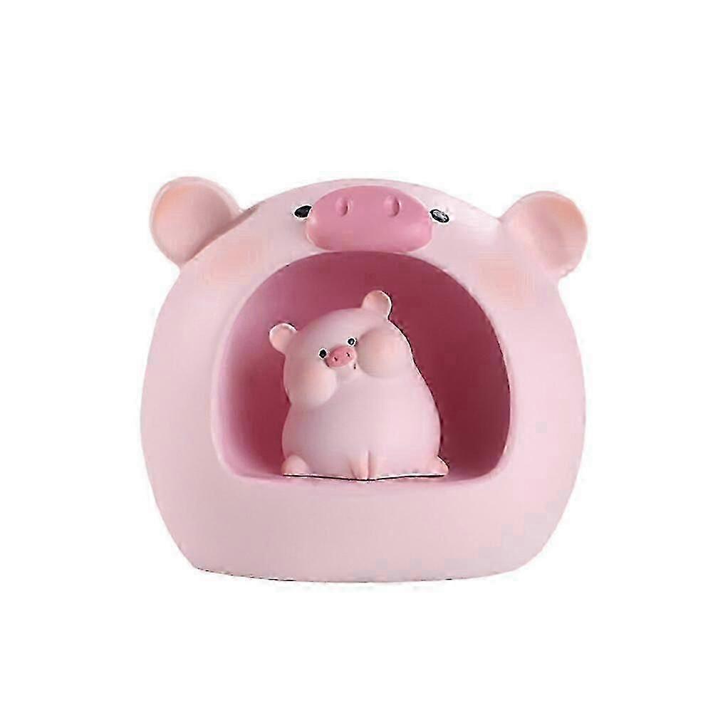 Rosa Schweinchen-nachtlicht, Ein Lustiges Und Niedliches Led-nachtlicht In Form Eines Schweinchens Für Das Kinderzimmer, Zum Aufstellen Auf Einem Tisch