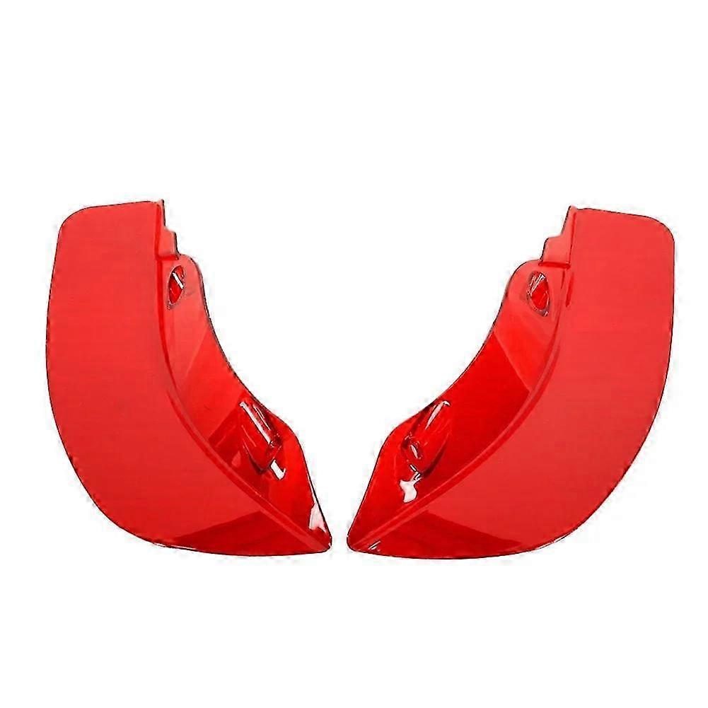 Accessoires Moto : Déflecteurs D'Air Latéraux Larges Pour Carénage Road Glide Fltrx 2015-2023, Rouge Qaq