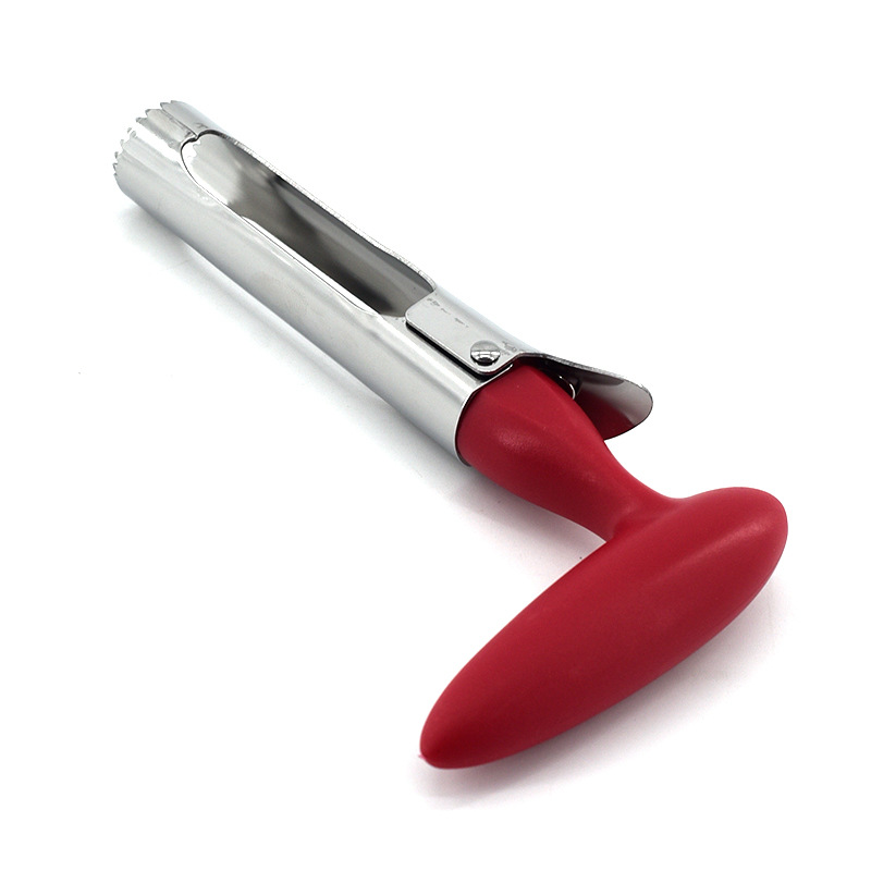 Apfelentkerner – Einfach Zu Bedienen Und Langlebig, Für Äpfel, Birnen, Paprika, Fuji, Honig-ghee, Evening Und Rose Apple Lady – Edelstahl, Bestes Küchenutensil, Cupcake-entkerner (rot Mit Schutzhülle)