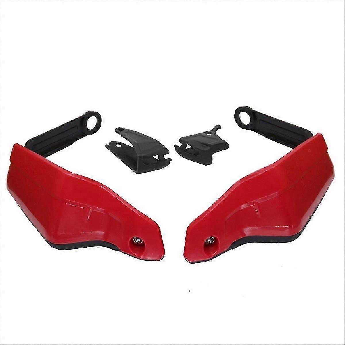 Extensions De Protège-mains Pour Moto, Protection De Main, Rouge Pa