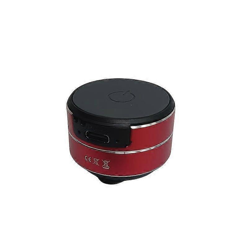 (t10-rouge) Enceinte À Conduction Osseuse Avec Ventouse Et Cordon De Suspension, Enceinte Portable Stéréo Sans Fil Tws, Basses Profondes Pour La Maison, Les Voyages Et La Télévision (compatible Avec L