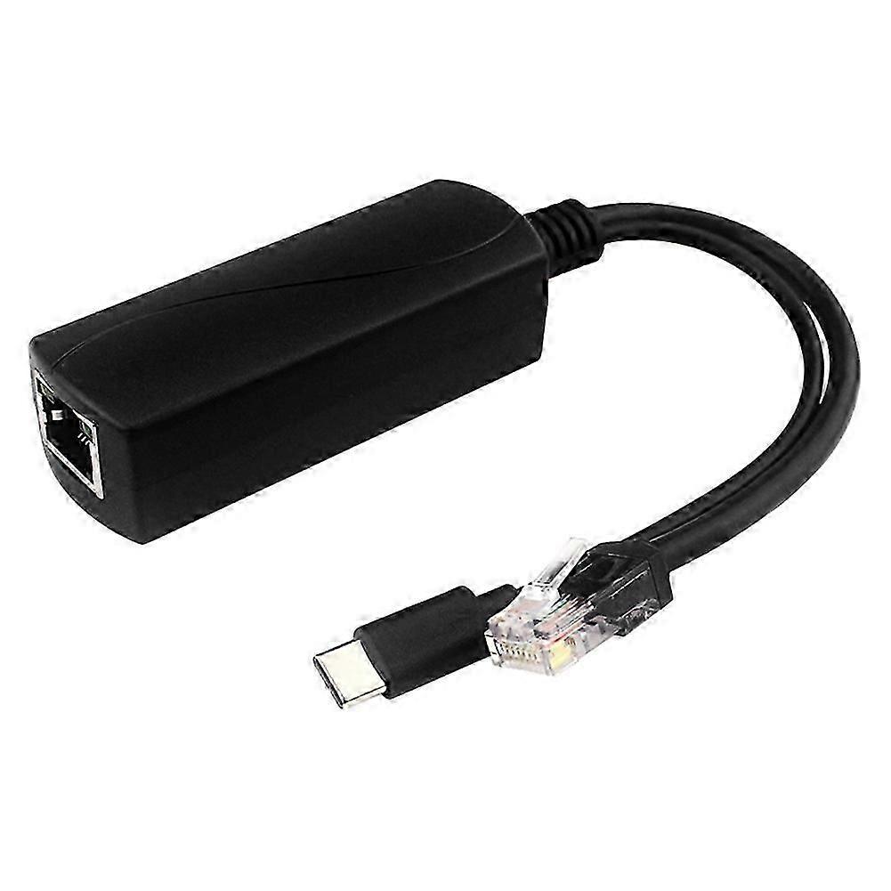 Répartiteur Poe Gigabit 5v3a 1000mbps Type-c Alimentation Par Ethernet Pour Appareils Cisco, Huawei, Caméras Ip Et Raspberry Pi 4 Kns