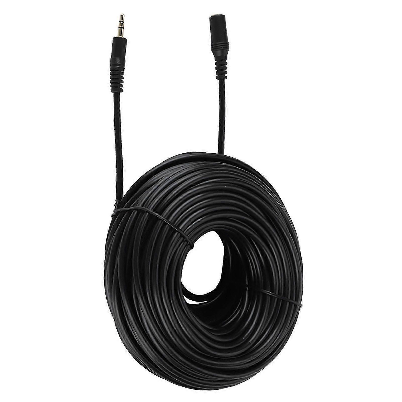 Câble D'Extension Audio Jack Auxiliaire 3,5 Mm Mâle Vers Femelle Pour Smartphone Et Casque Stéréo, 30 M.