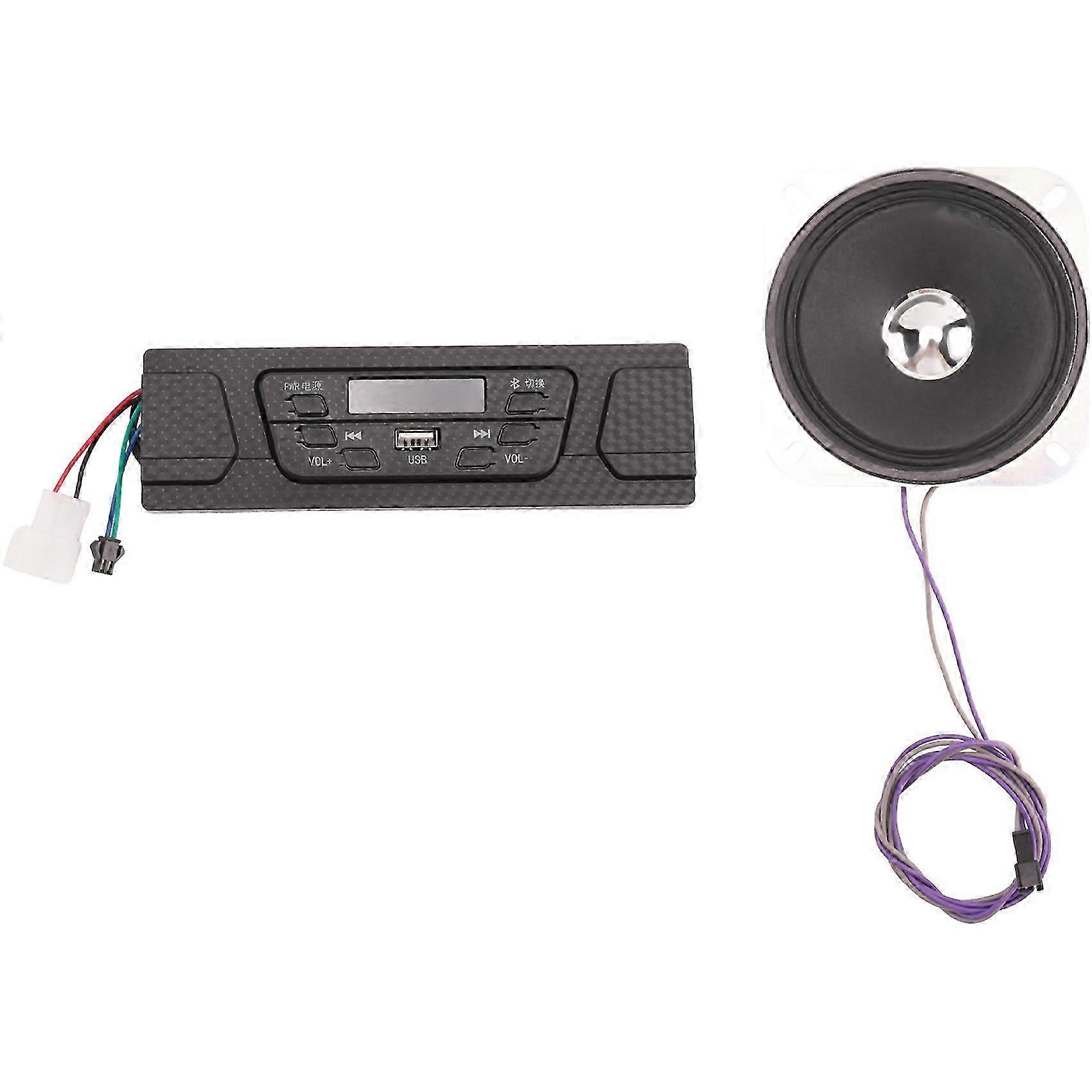 Lecteur Radio Fm Pour Tricycle, Lecteur Mp3 Bluetooth, Décodeur Mp3, Lecteur Sans Perte Pour Camion Et Engin De Chantier Kns