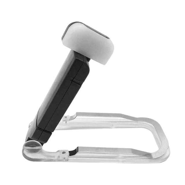 Mini-led-klemm-leselampe, Usb-aufladbar, Mit Lesezeichen Und Einstellbarer Helligkeit, Augenschutz, 1 Stück, Schwarz.