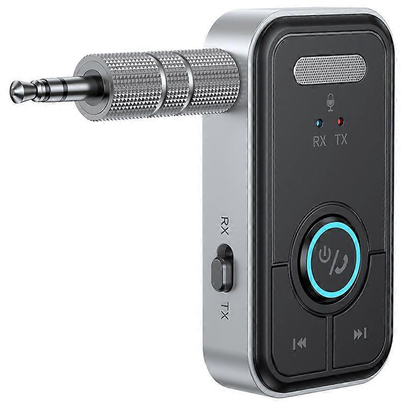 Bluetooth 5.3 Auto-audio-adapter Mit Aux-eingang (empfänger Und Sender) Und Drahtlosem Audio-adapter (3,5-mm-klinkenstecker) Für Autokopfhörer Und Tv-lautsprecher.