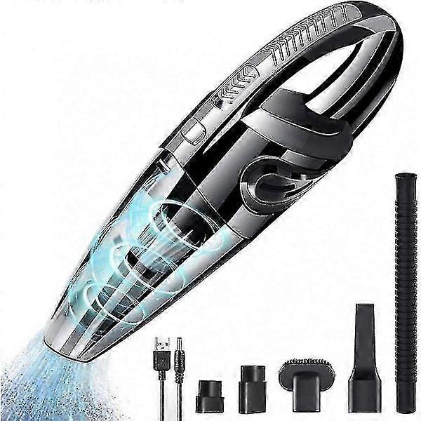 Leistungsstarker, Kabelloser Handstaubsauger Mit 120 W Und 2200 Mah, Nass- Und Trockenfunktion, Waschbarem Filter Und Wiederaufladbaren Düsen Für Zuhause Und Tisch.