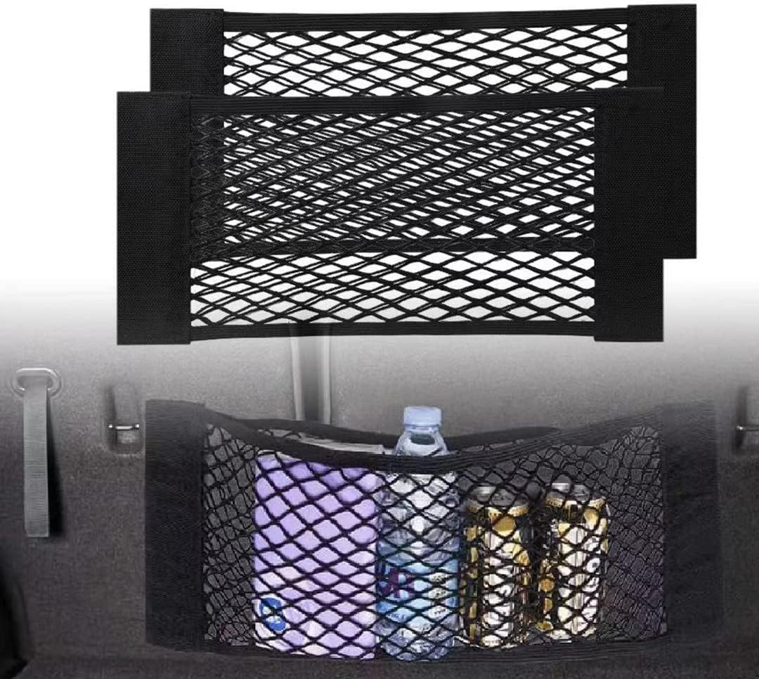 Packung Mit 55 Netz-aufbewahrungstaschen, 25 Cm Breit, Für Kofferräume, Sitze Oder Andere Stauräume. Universelles Netzgewebe Zum Schutz Von Pkw, Suvs Und Lkw.