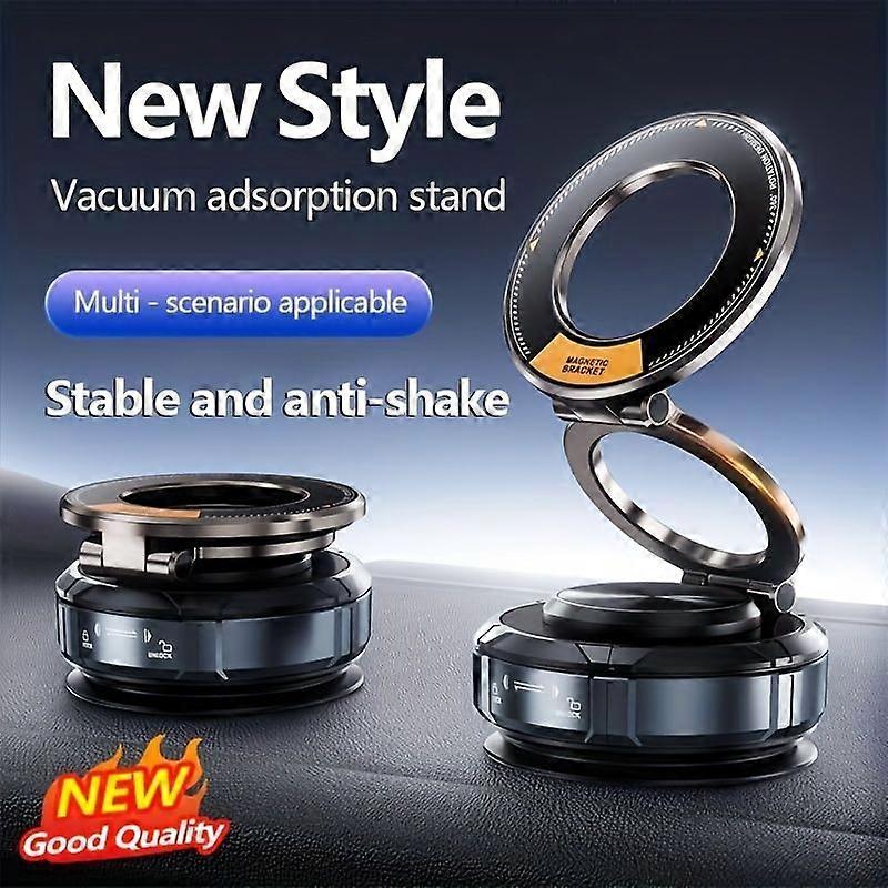 Support Magnétique Pour Téléphone De Voiture, Pliable, Rotatif À 360 Degrés, Support Métallique, Pour Smartphone Avec Navigation Intégrée Au Tableau De Bord Et Au Pare-brise.