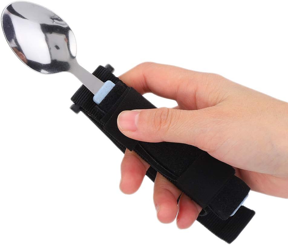 Anpassbarer Teelöffel Für Ältere Menschen, Geeignet Bei Tremor, Arthritis, Parkinson Oder Für Ältere Menschen (schwarz).