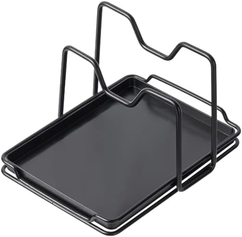 Deckelhalter, Küchenlöffelhalter, Herdplattenhalter Und Halterungen Für Schneidebretter Und Fettauffangschale (schwarz)