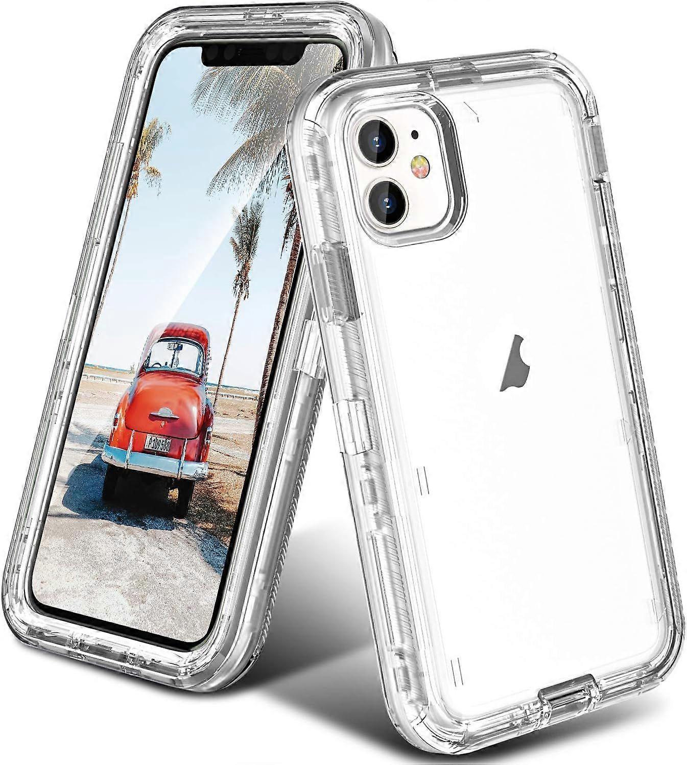 Hülle Kompatibel Mit Iphone 11, Transparente Hülle, Stoß- Und Sturzfest