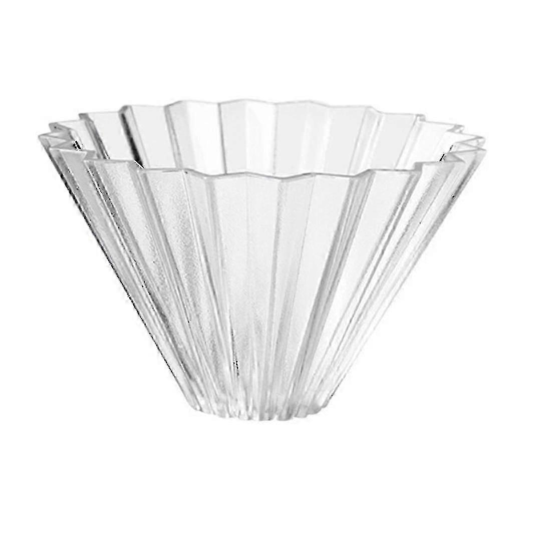 V60 Glaskaffeefilter Für Gebrühten Kaffee, Transparent Und Wiederverwendbar, Ideal Für Baristas.