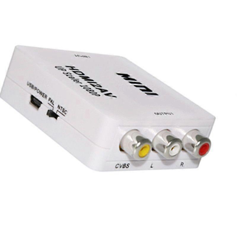 Hdmi-zu-av-audio- Und Videokonverter Zum Anschluss Einer Set-top-box An Einen Älteren Hd-fernseher (2 Stück)
