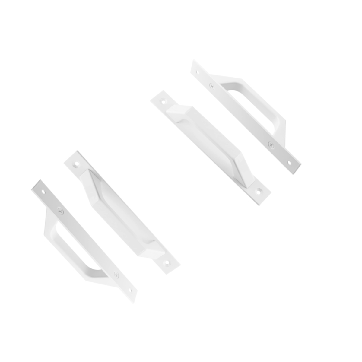 Set Mit 4 Metall-schubladengriffen, Ideal Für Schränke, Kleiderschränke, Schubladen Oder Möbeltüren, Garage, Weiß