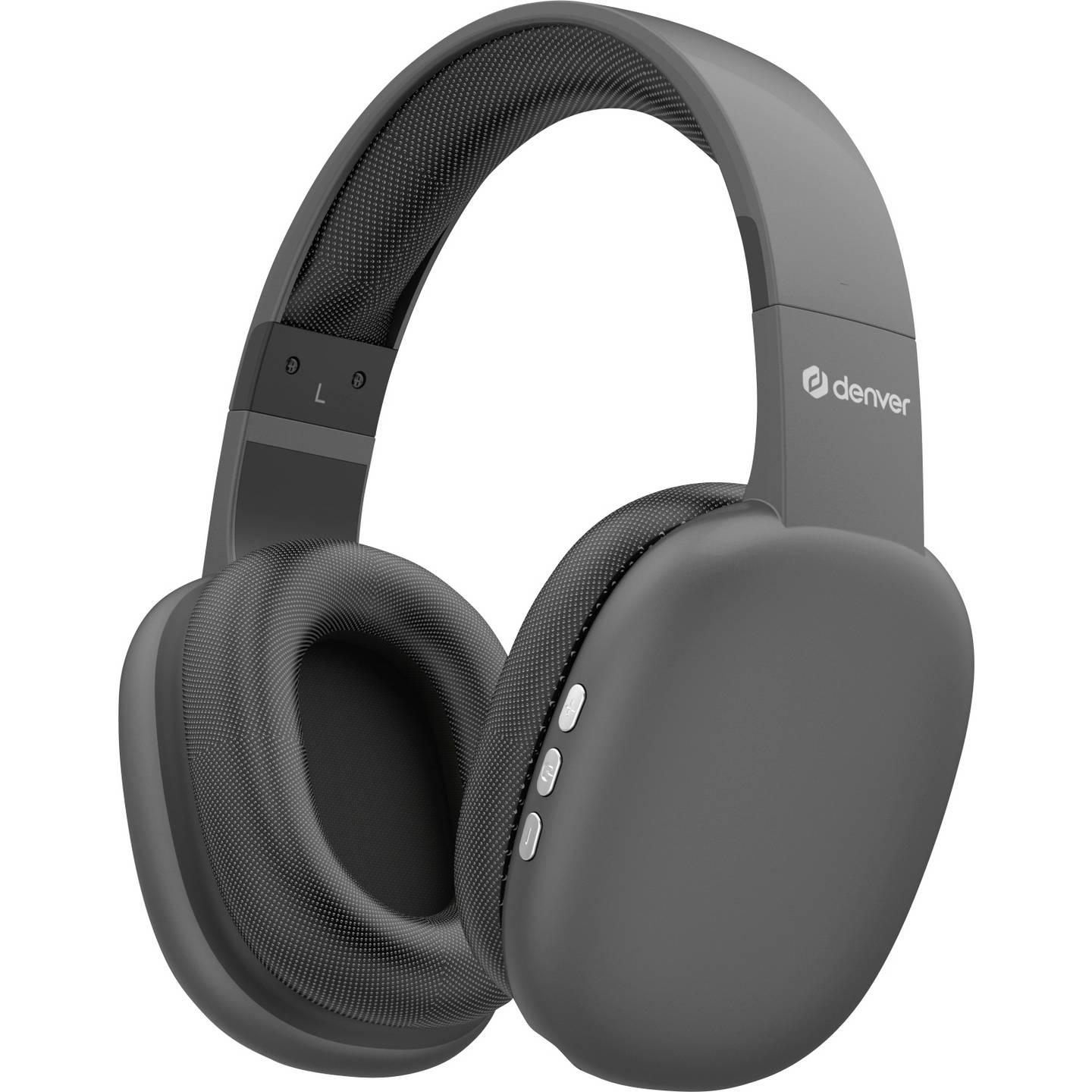 [gebraucht] B-ware Denver Over Ear Kopfhörer Headset Bluetooth Kabellos Stereo Schwarz Mikrofon