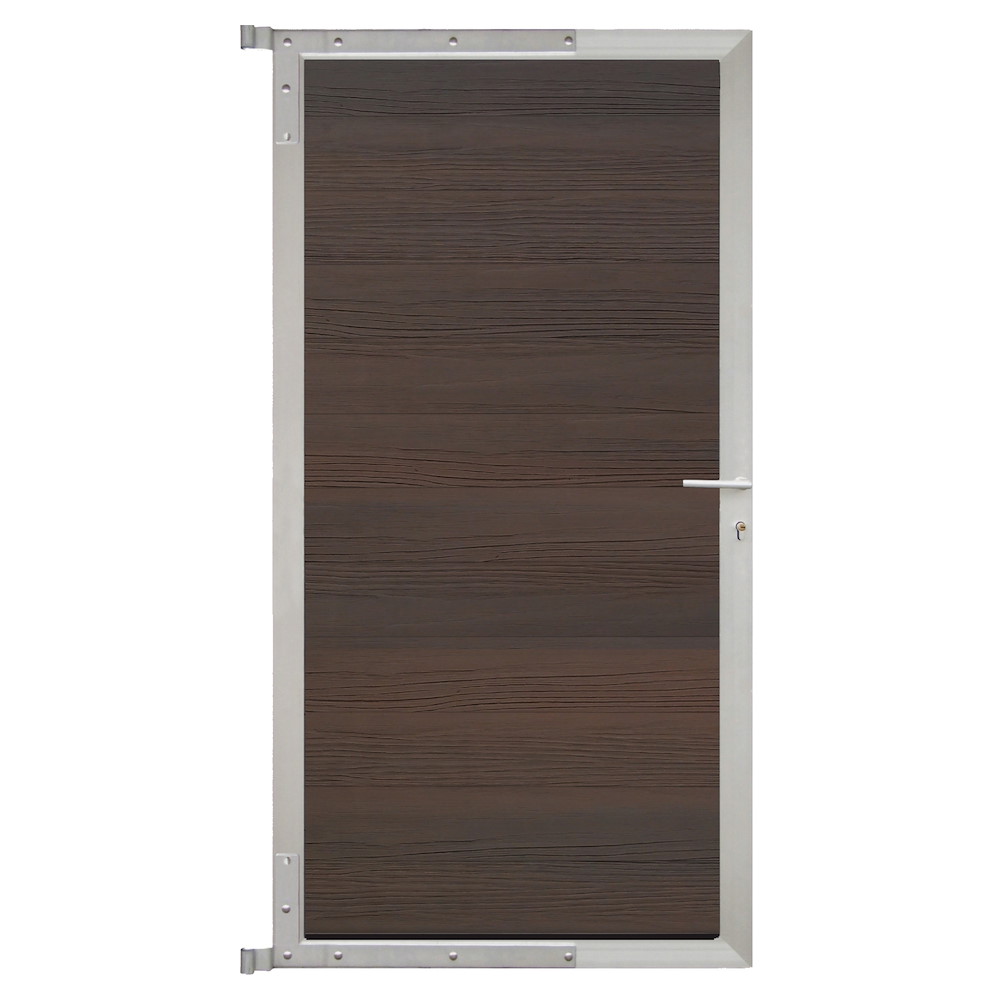 Skär-tor-komplettset 90x175cm Holzdek.braun/silber