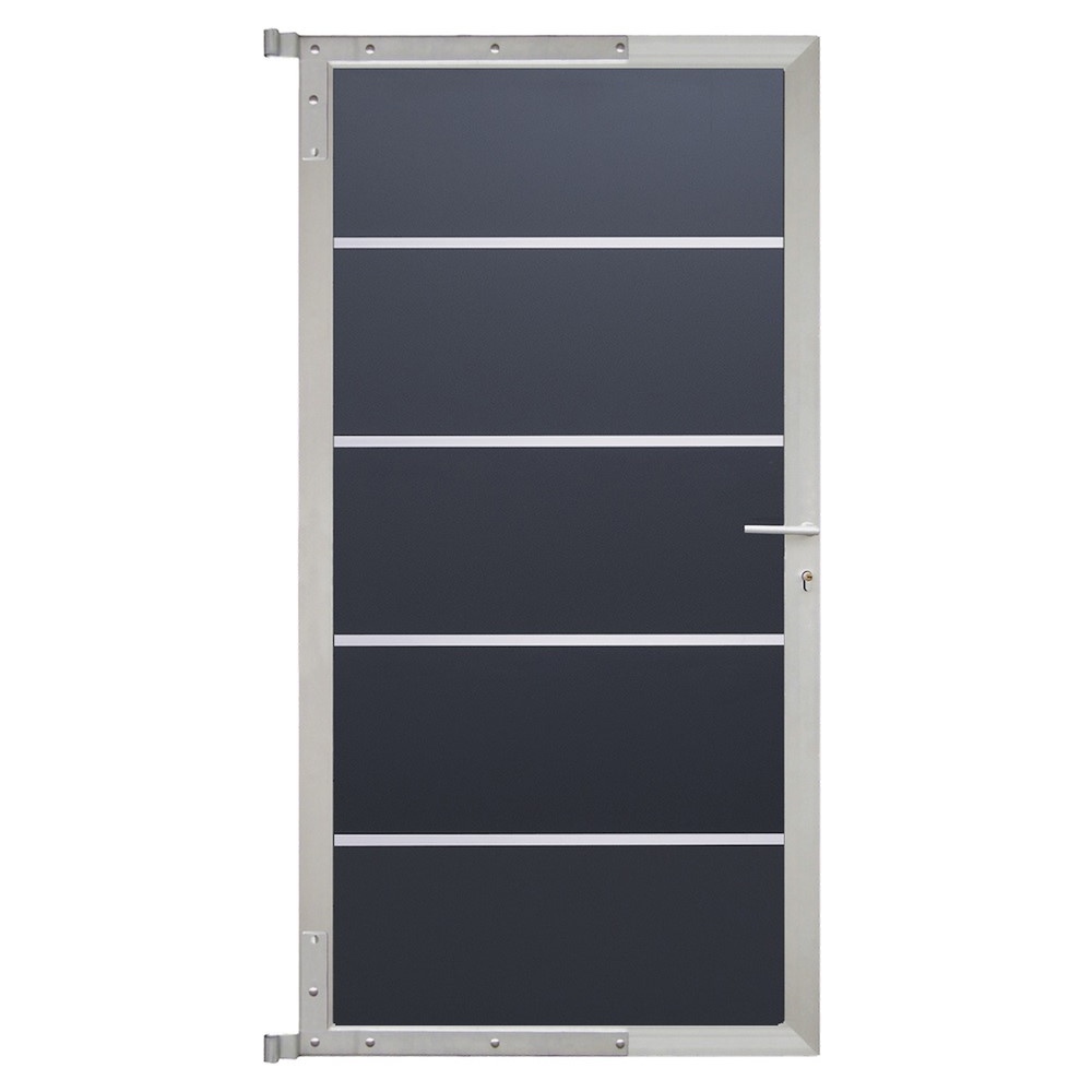 Farö-tor-komplettset 90 X 175 Cm, Anthrazit/silber