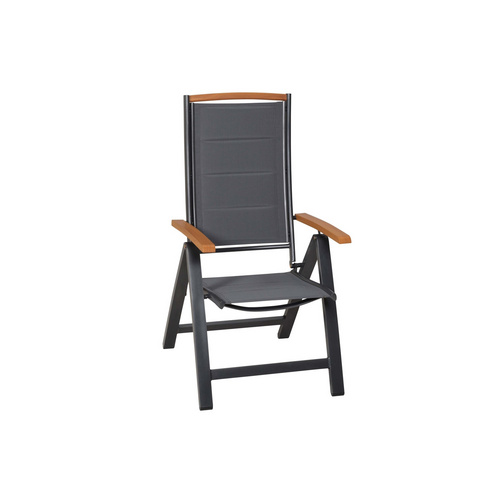 Tino Set 5tlg Alu/textil Ausziehtisch 150 (200) X 90 Cm Bild 5