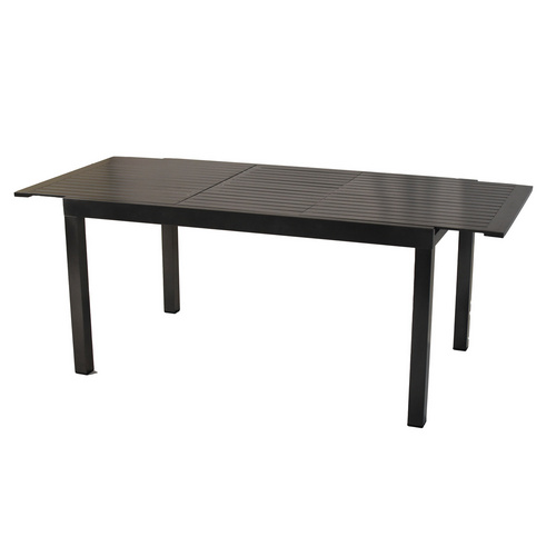 Verona Set 5tlg Alu/text/kunst Ausziehtisch 150 (200) X 90 Cm