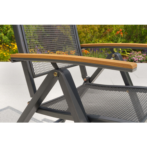 Itanos Set 5tlg Alu/kunststoff Tisch 150 X 90cm