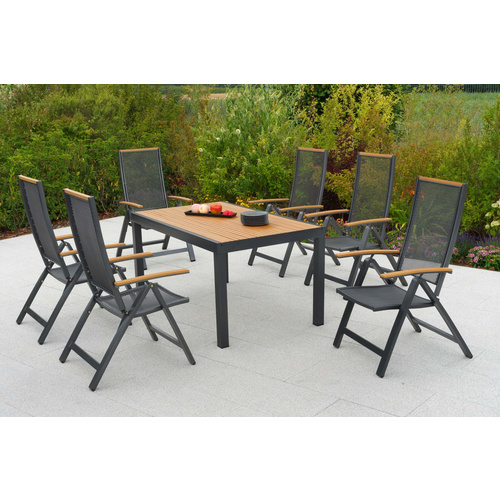 Itanos Set 7tlg Alu/kunststoff Tisch 150 X 90cm Bild 5