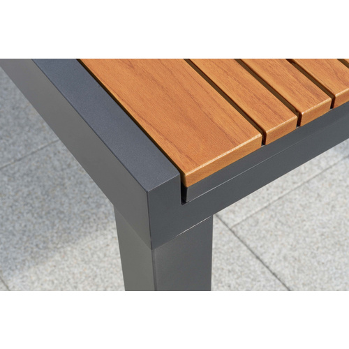 Astros Set 7tlg Alu/kunststoff Ausziehtisch 150 (200) X 90 Cm Bild 4